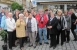 Zu Gast bei Kulmbacher Literaturfreunden Mai-2012- Begrüßung auf dem Kulmbacher Markt